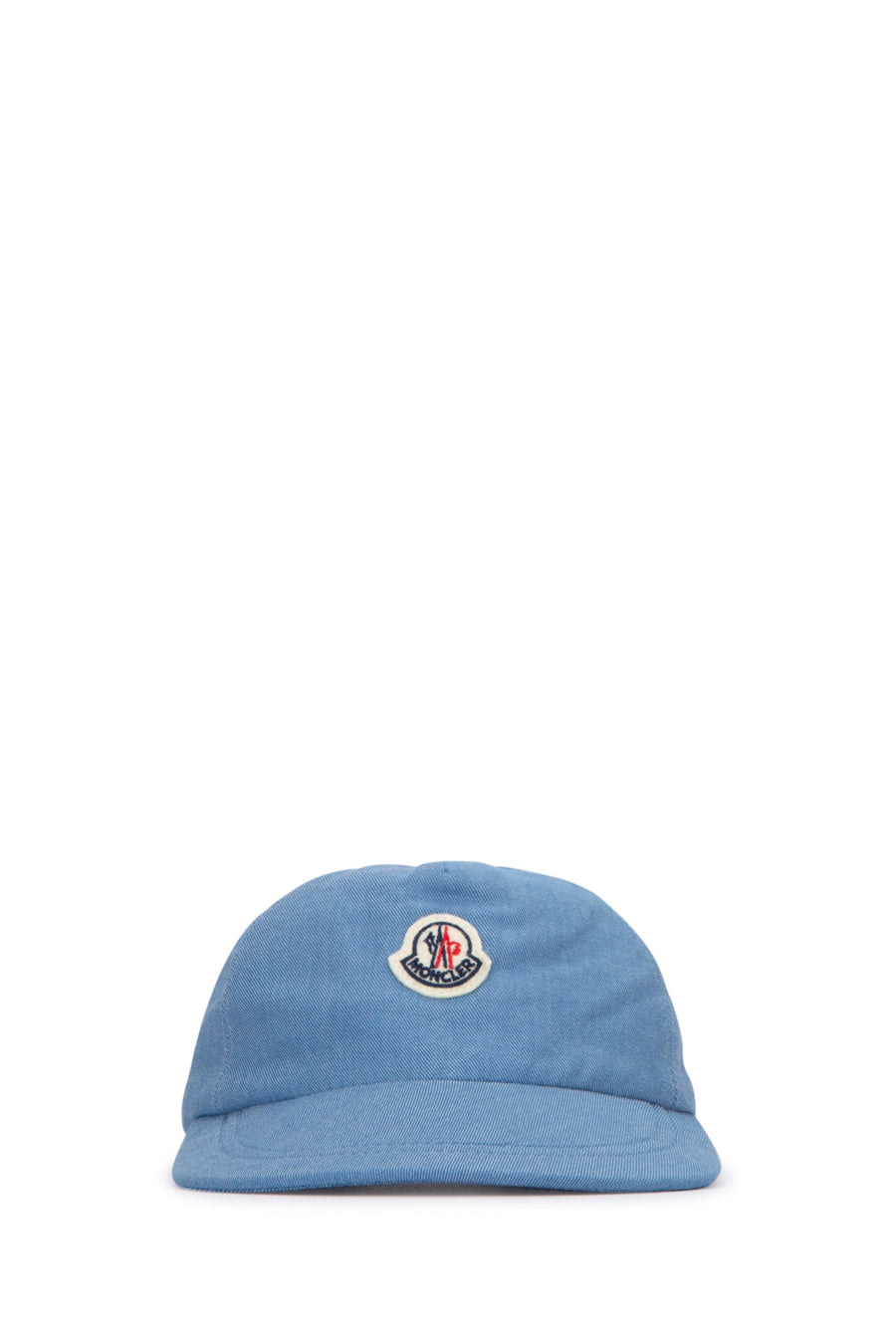 Moncler Jr CAPPELLO Cotton baseball cap in blue