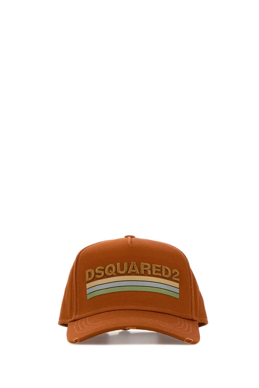 Dsquared2 BCM096305C00001 100% Cotton baseball cap in orange