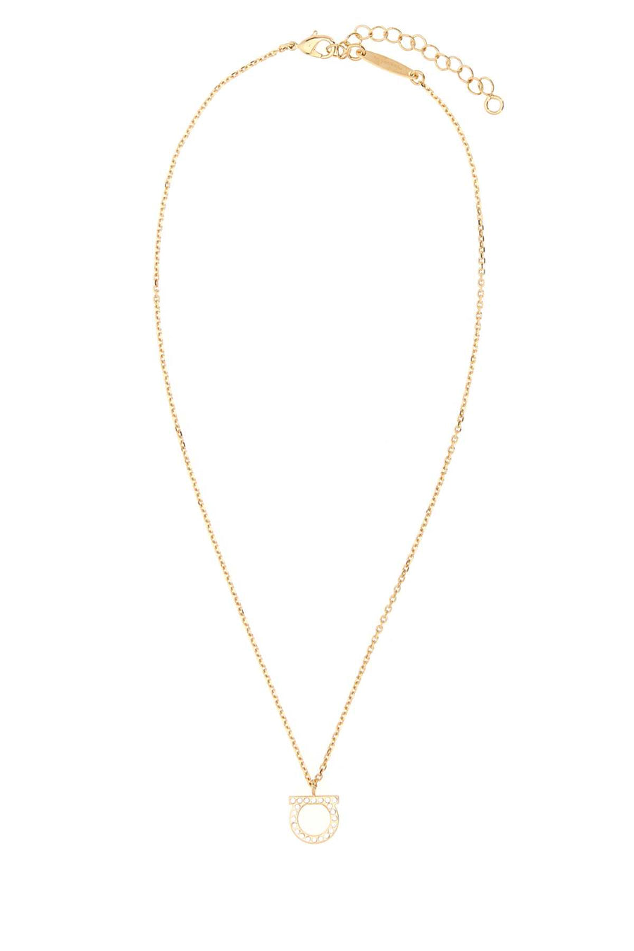 Gold Metal Gancini Necklace Strassdia12ol Collane