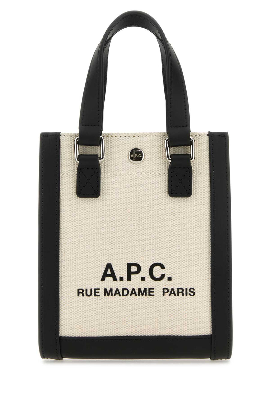 A.P.C. 50% Cotton mini bag in beige