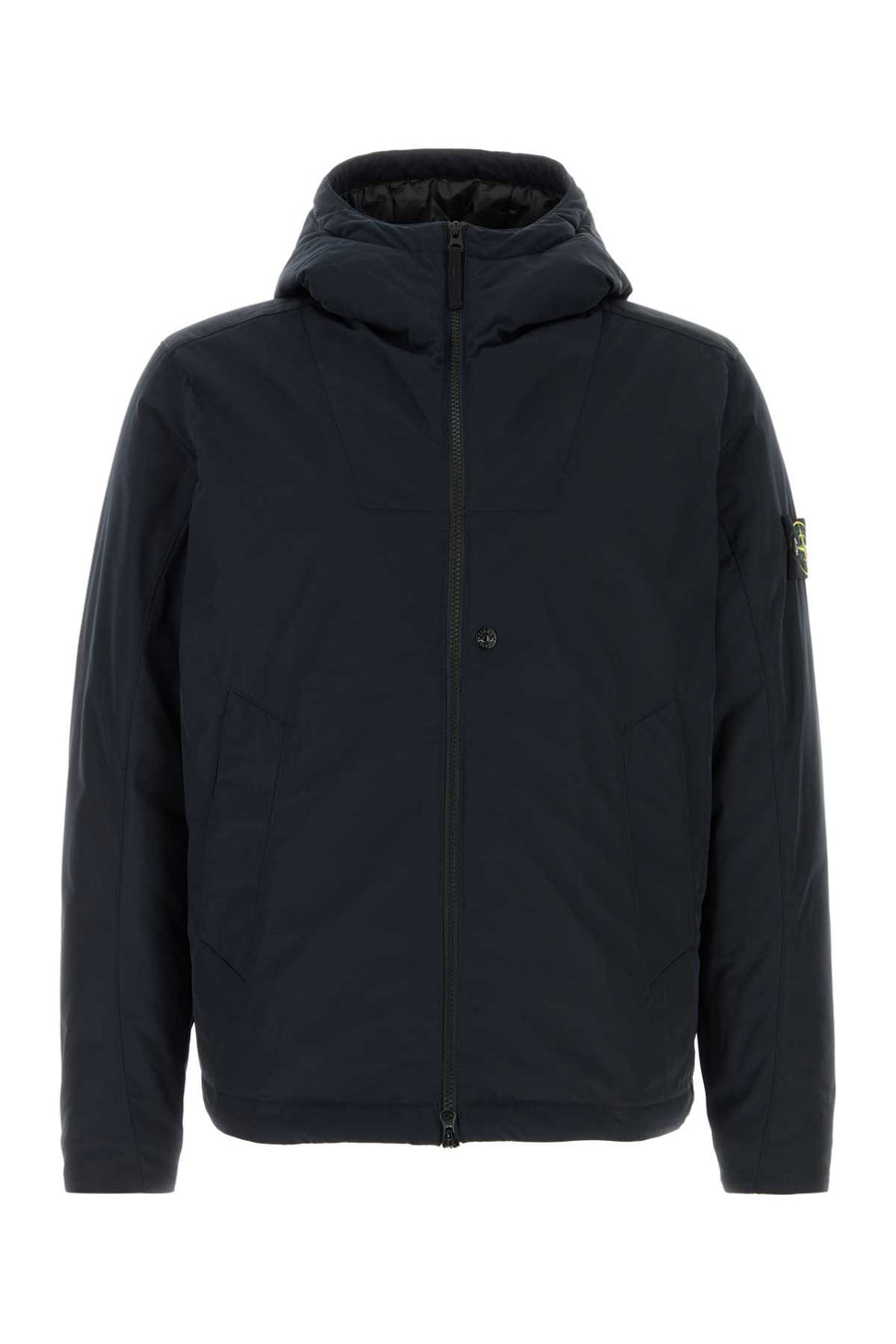 Stone Island Exterior: 100% Polyester down jacket in navy