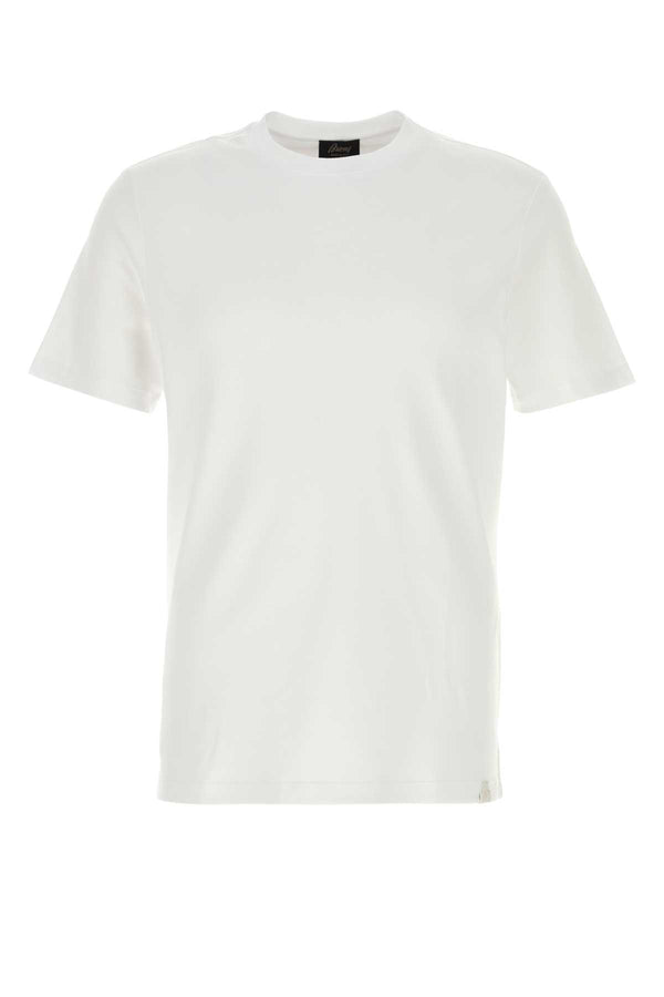 Brioni Island 100% Cotton t-shirt in white