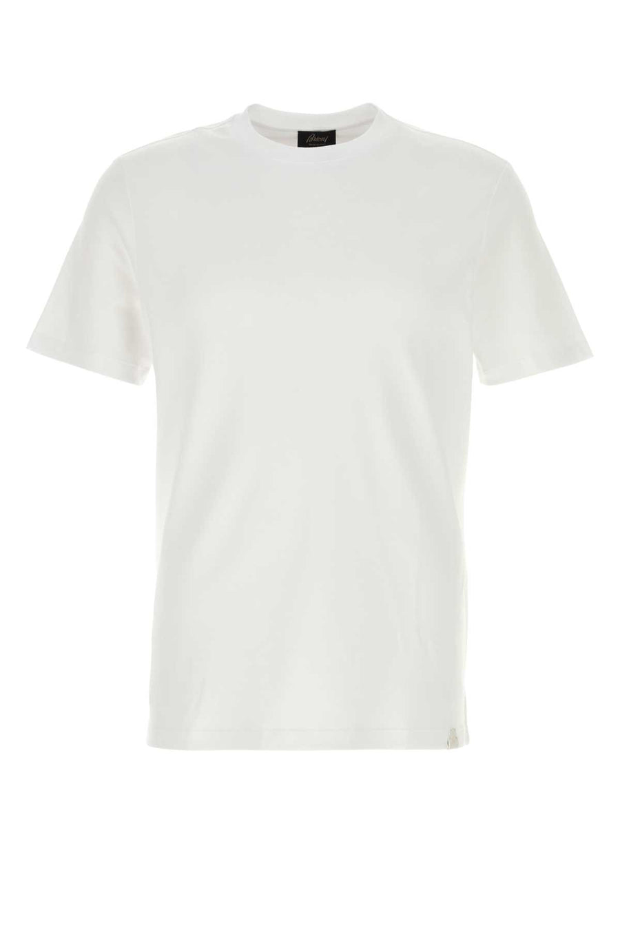 Brioni Island 100% Cotton t-shirt in white