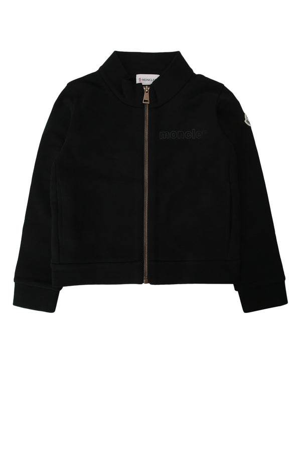 Moncler Jr Clothing Collar: 100% Cotton; Base Fabric: 100% Cotton sweatshirt in black