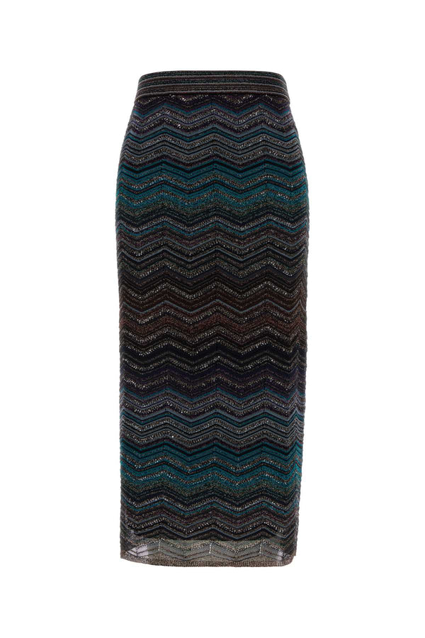 Missoni Lunga 76% Viscose skirt in multicolor