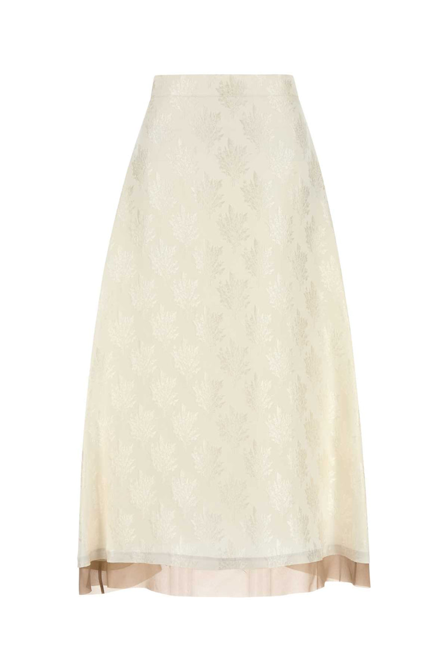 Fendi Wrap 51% Silk 49% Viscose skirt in white