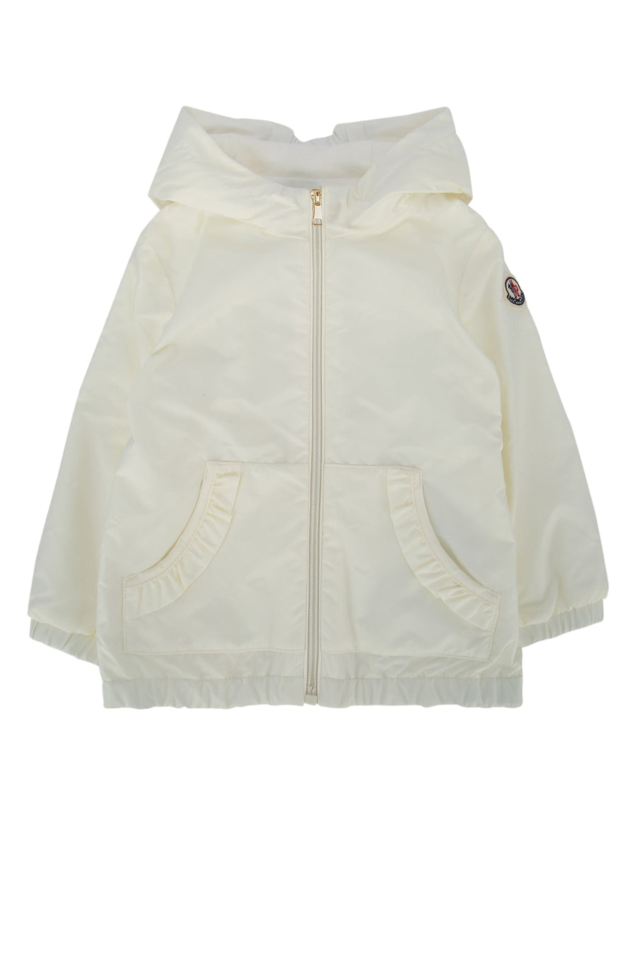 Moncler Jr Jacket Outer: 100% Polyamide/Nylon jacket in white