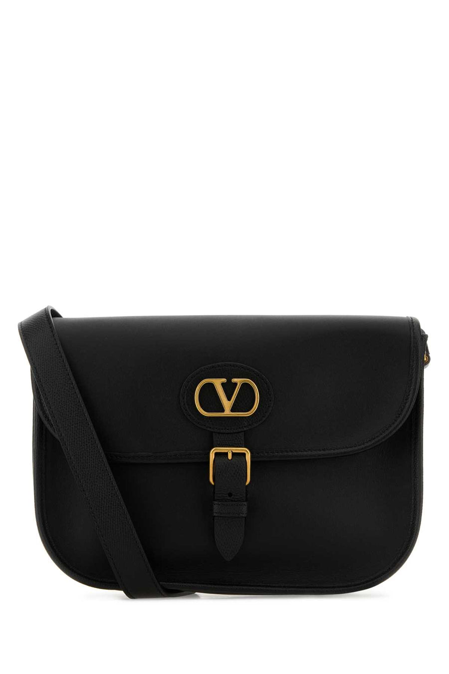 Valentino Garavani Calf leather shoulder bag in black