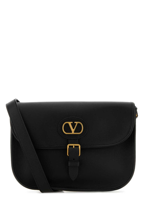 Valentino Garavani Calf leather shoulder bag in black