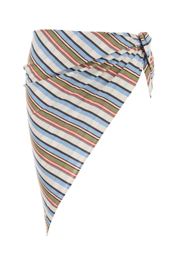 Prada 100% Cotton sarong in blue