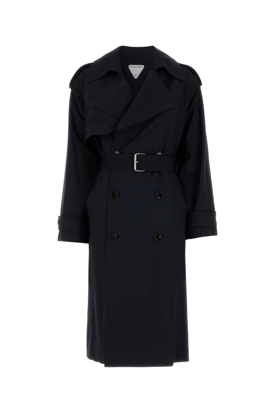 Bottega Veneta Wool 100% Wool trench coat in black