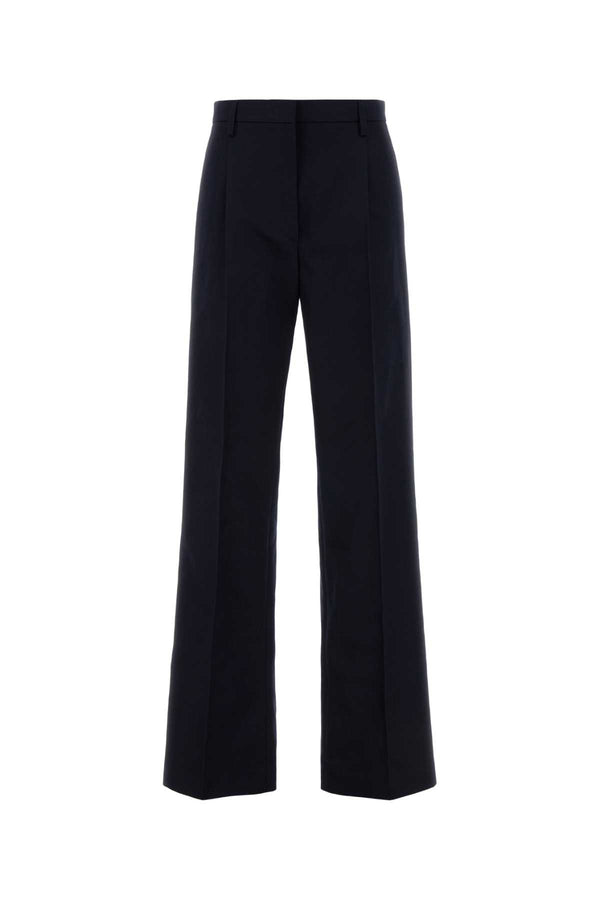 Prada 100% Cotton trousers in navy