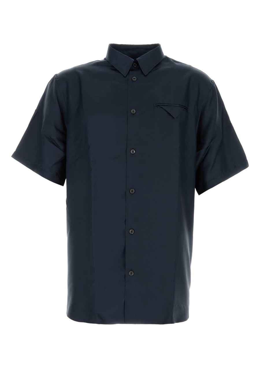 Prada 100% Silk shirt in navy