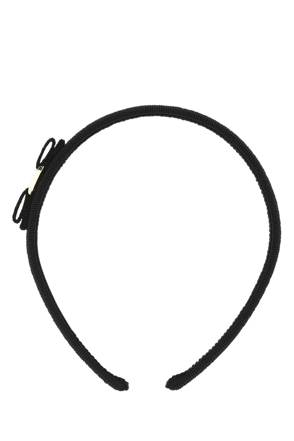 Ferragamo Vara 40% Cotton headband in black