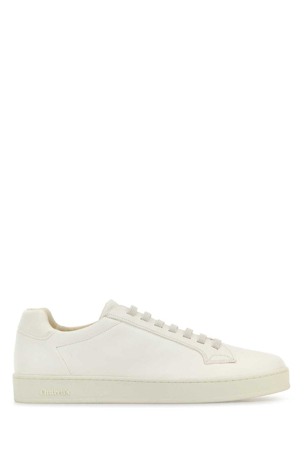 Church'S 100% Agnello (lamb leather) sneaker in white