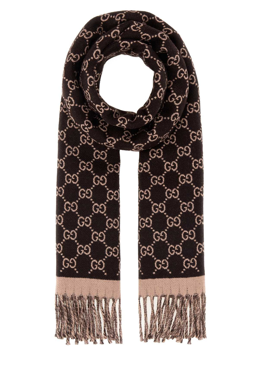 Gucci Moon 100% Wool scarf in black