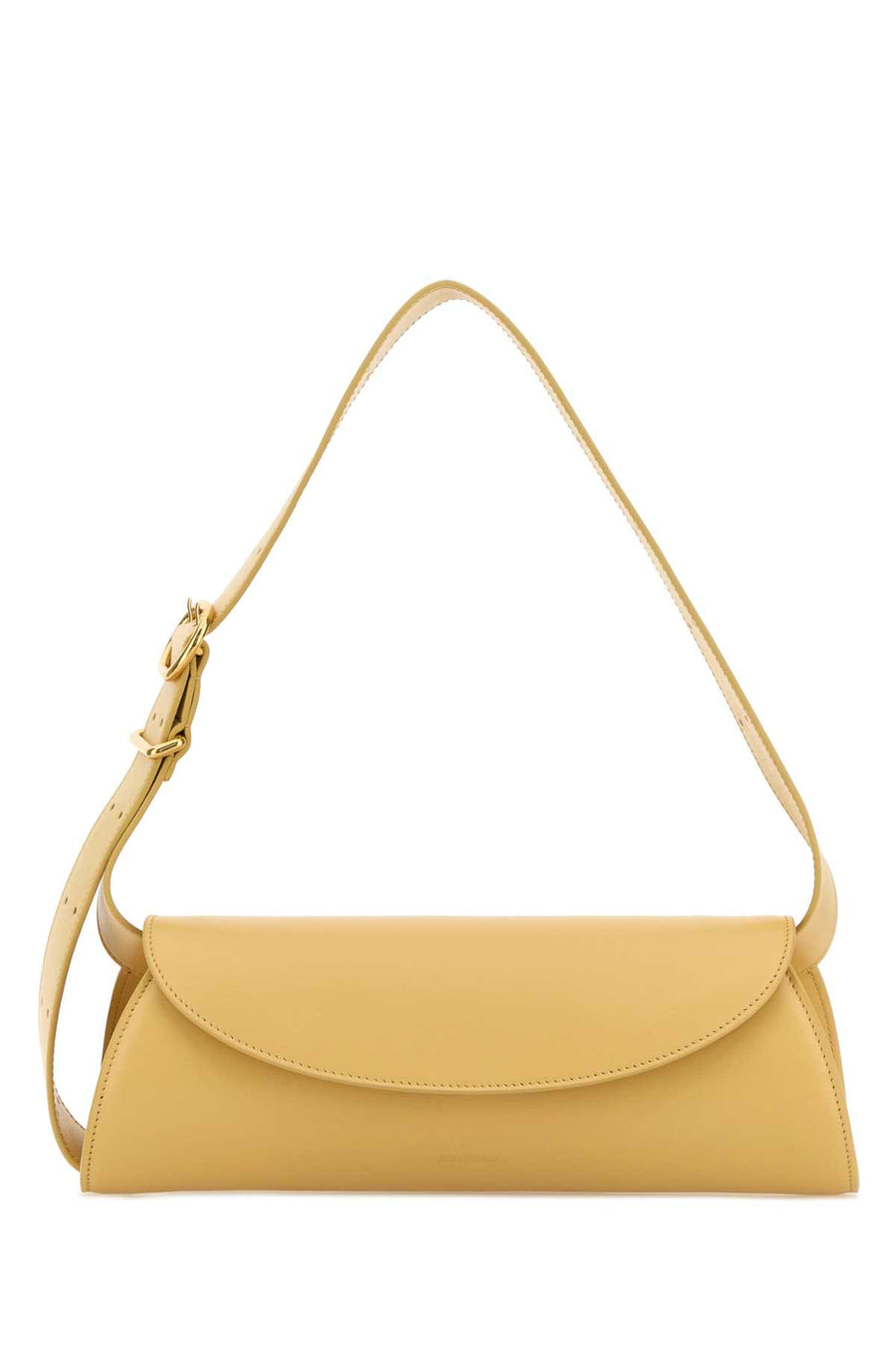 Jil Sander Exterior: 100% Calf shoulder bag in yellow