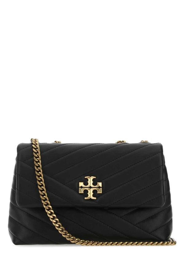 Tory Burch Bags Body: 100% Sheep Leather; Lining: 100% Cotton shoulder bag in black
