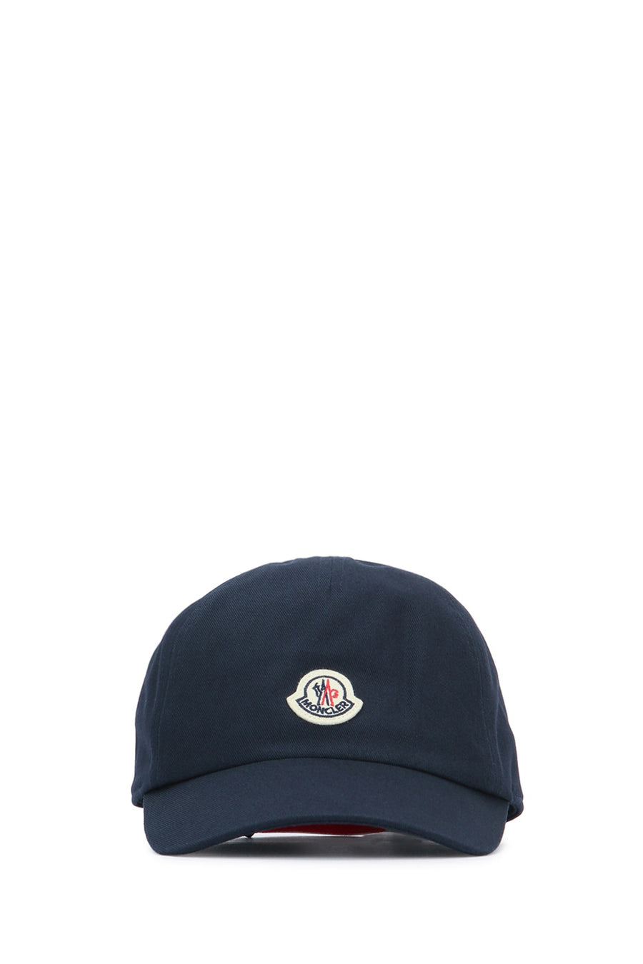 Moncler Jr BASEBALL 100% Cotton baseball cap in navy