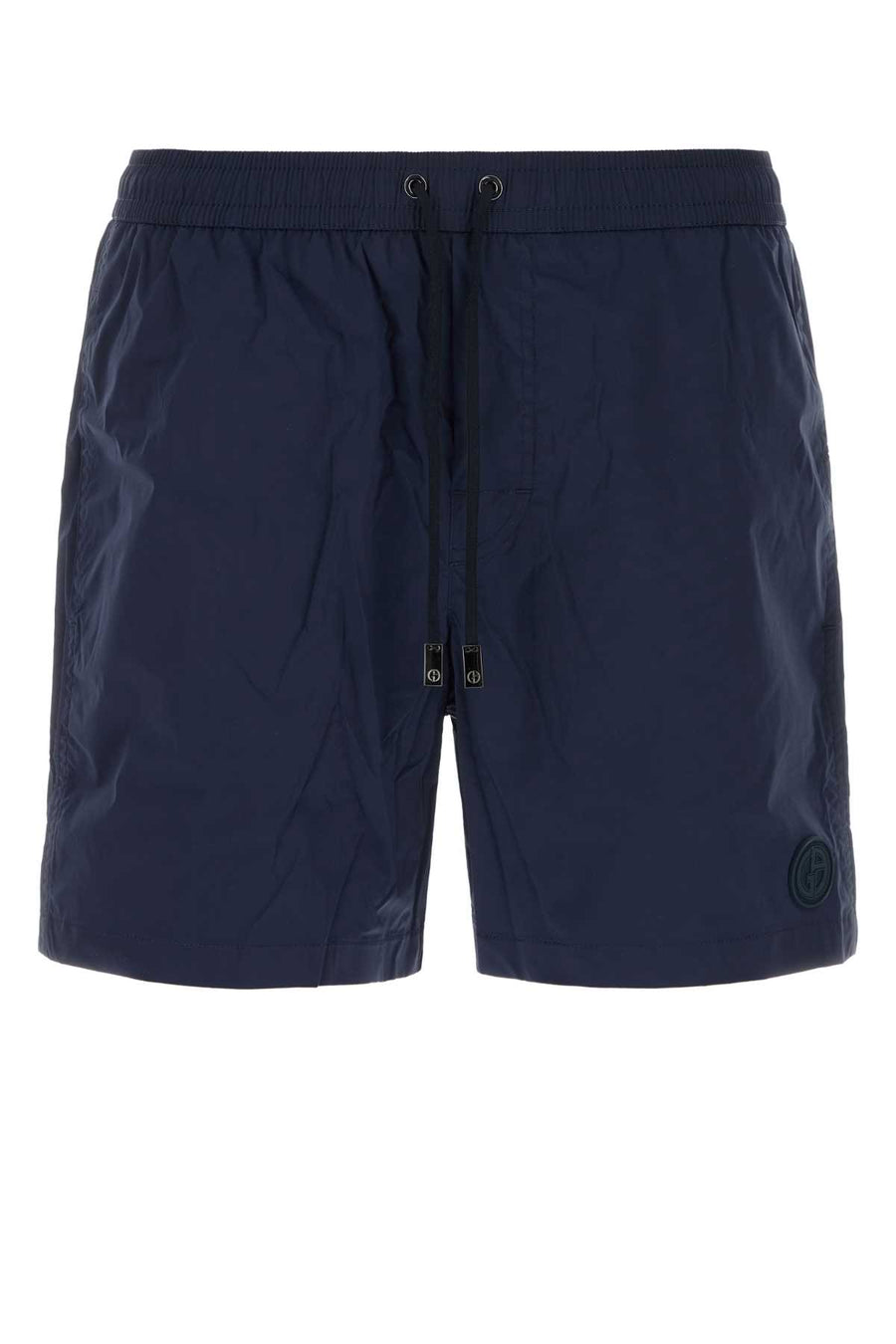 Giorgio Armani Exterior: 92% Nylon 8% Elastane; Lining: 92% Nylon 8% Elastane swimming shorts in navy