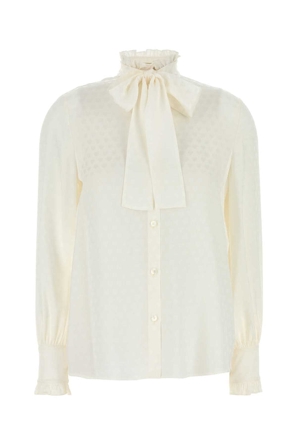Valentino Garavani 100% Silk shirt in white