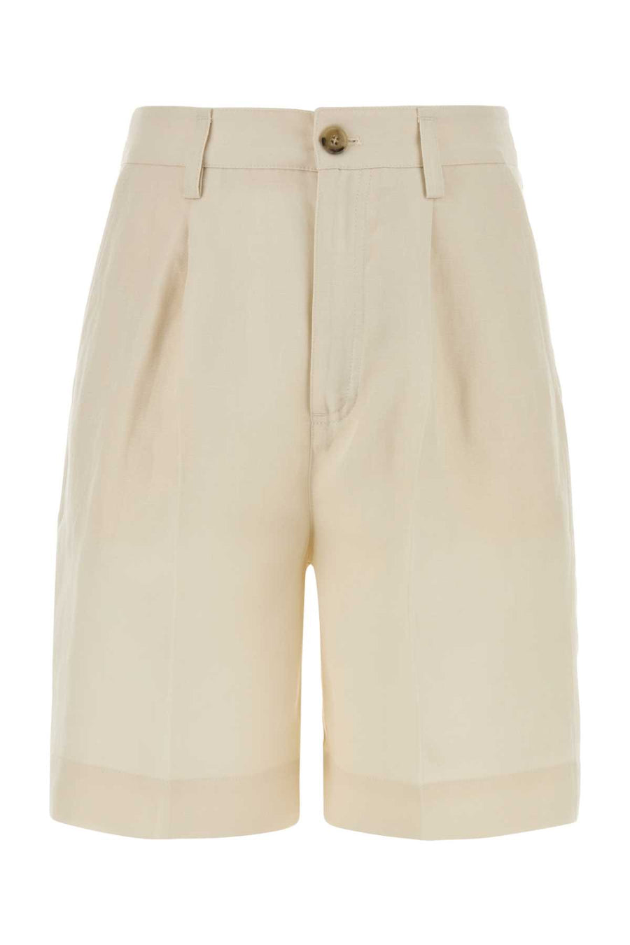 Woolrich 74% Lyocell bermuda shorts in ivory