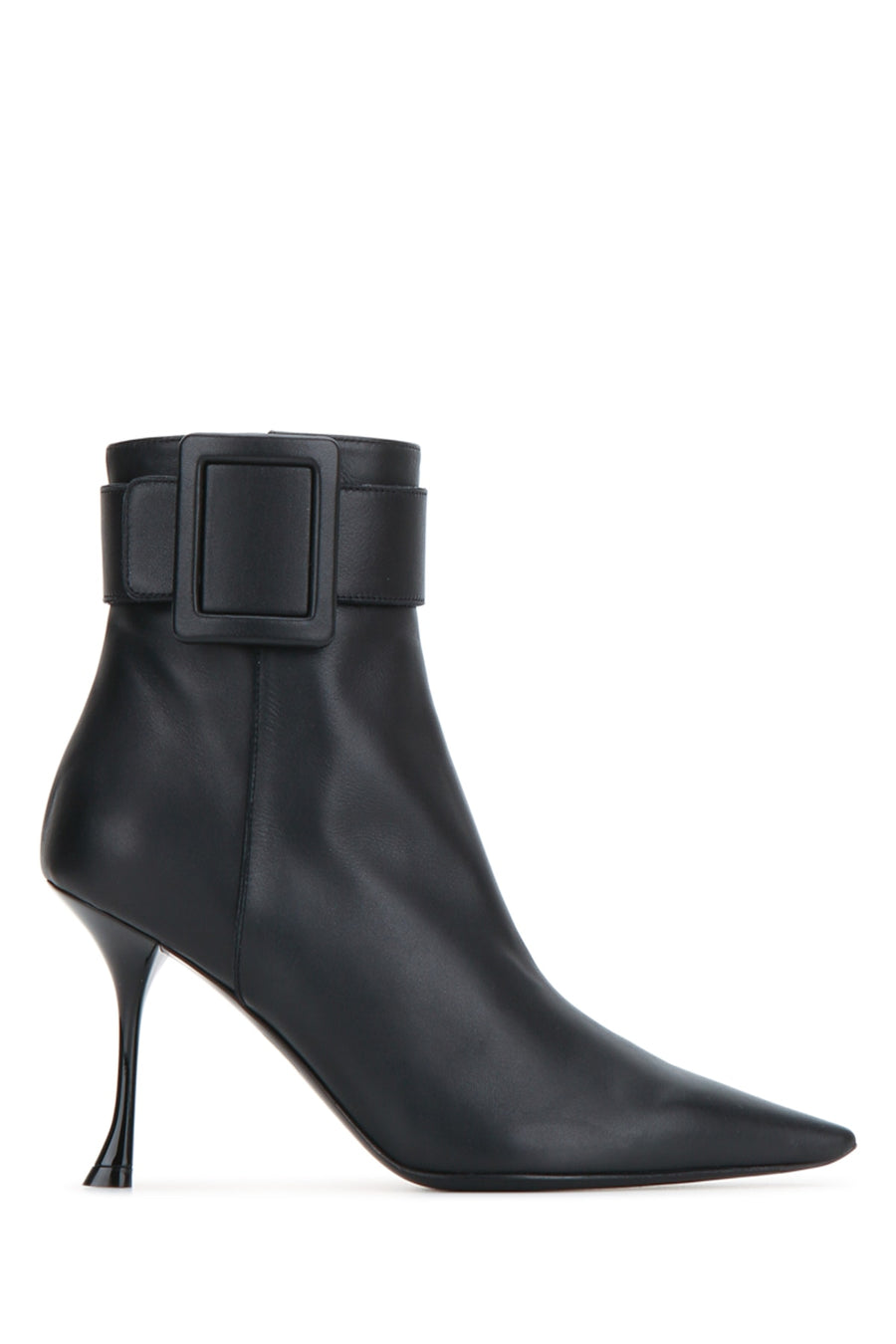 Roger Vivier Leather ankle boot in black