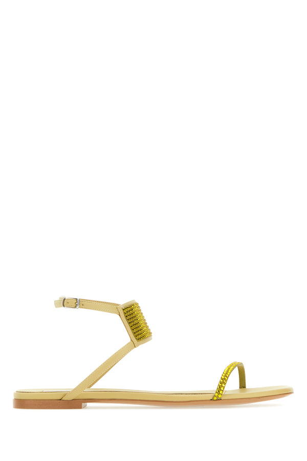 Stella McCartney 73% polyurethane sandal in green