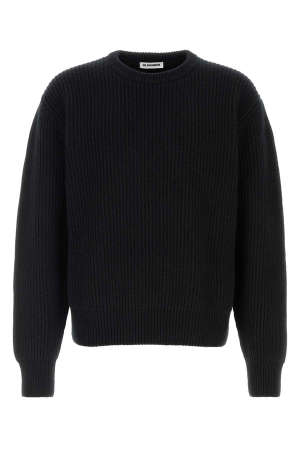 Jil Sander Jumper 100% Wool sweater in black