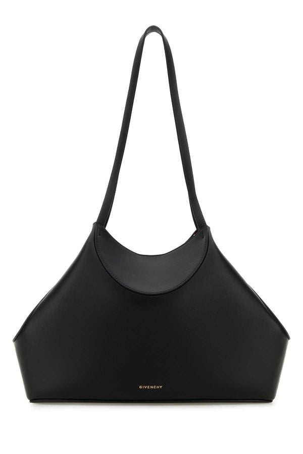 Givenchy Exterior: 100% Calf; Lining: 100% Leather; Finishing: Golden metal shoulder bag in black