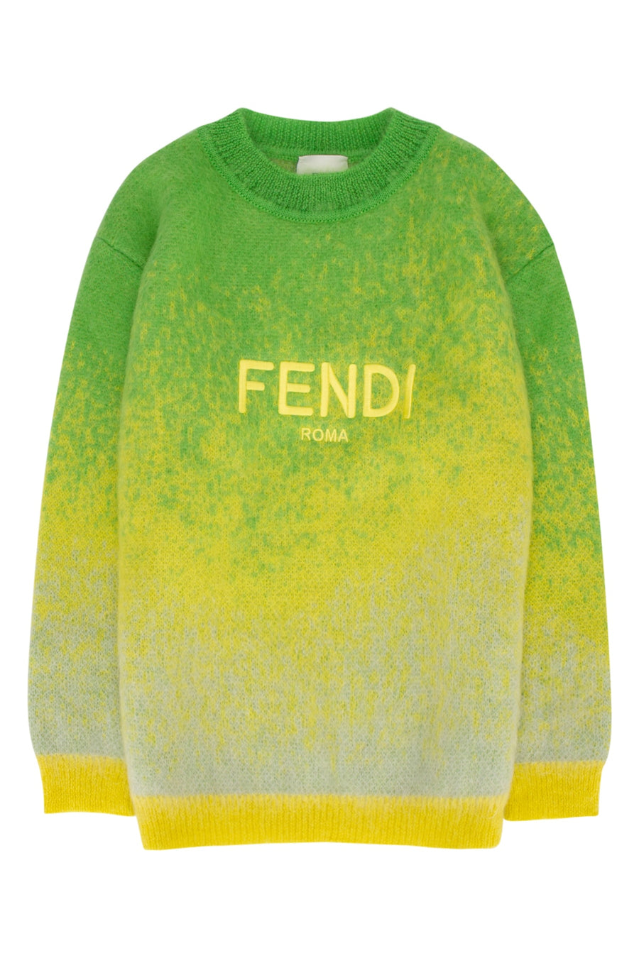 Fendi Kids Knit sweater in green