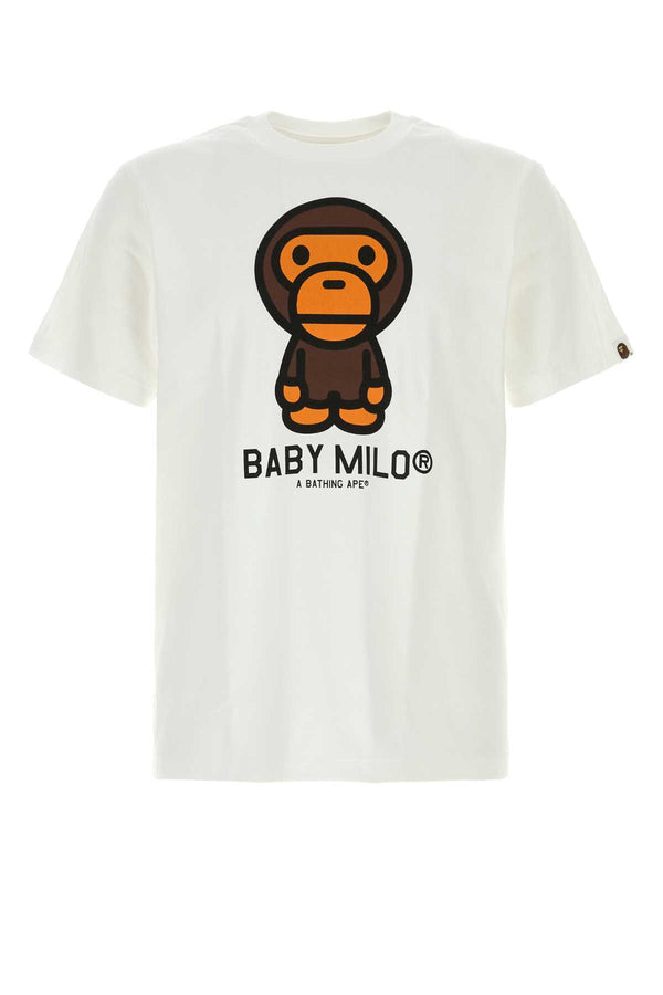 Bape 100% Cotton t-shirt in white