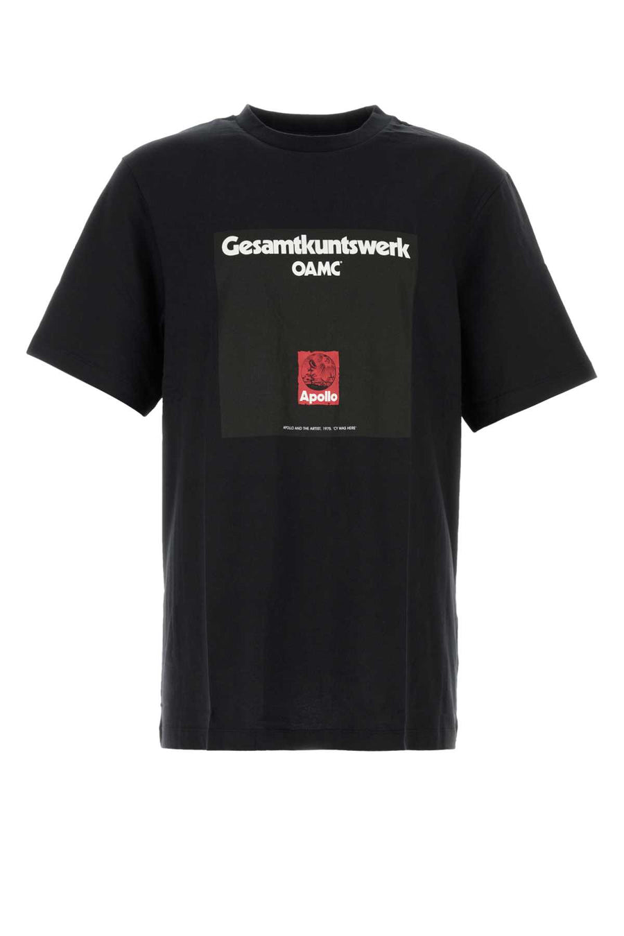 Oamc 100% Organic cotton t-shirt in black