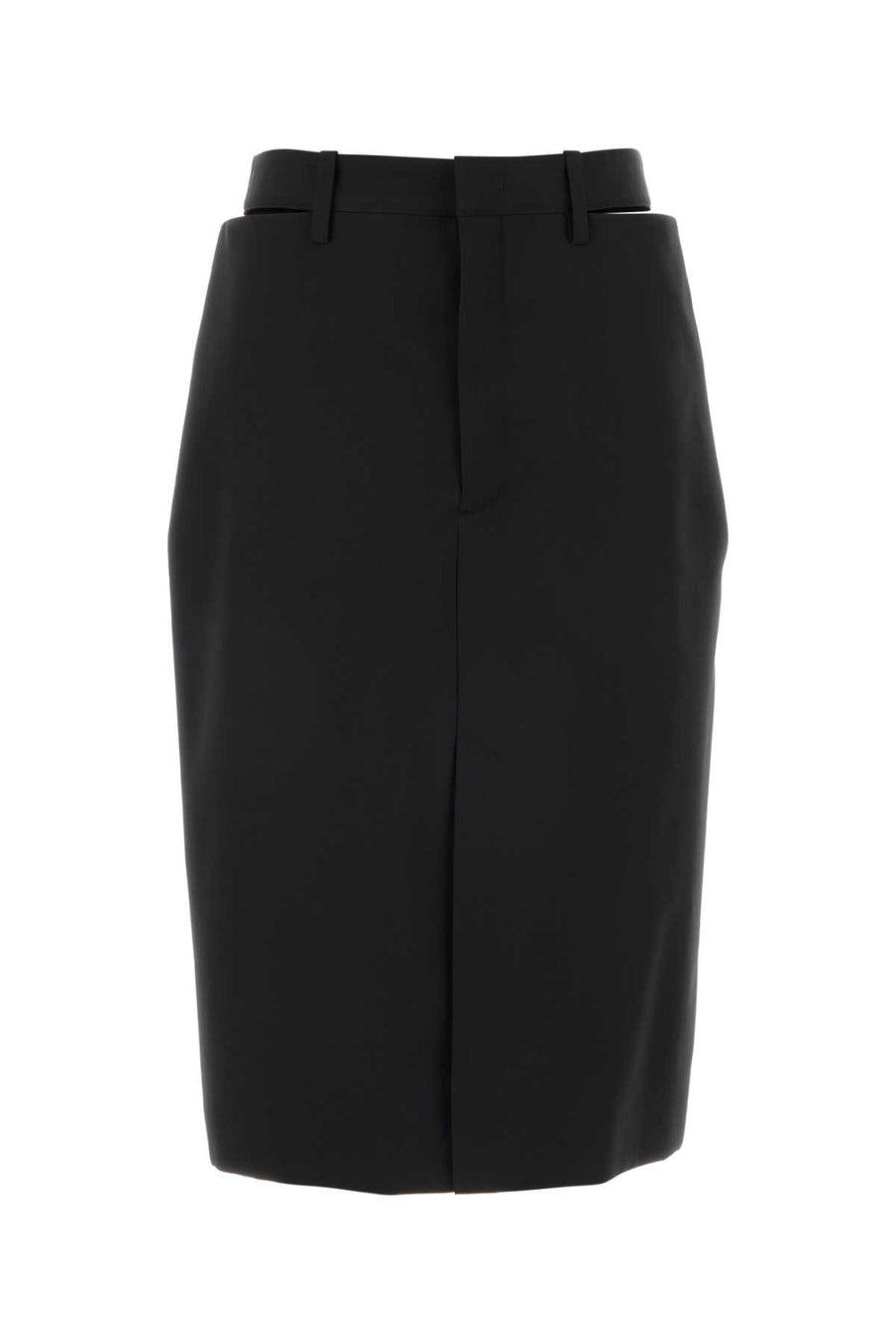 Jil Sander Exterior: 100% Virgin wool; Lining: 95% Viscose skirt in black