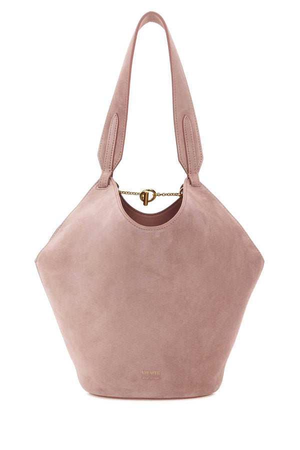 Khaite Tote 100% Baby Calfskin shoulder bag in pink