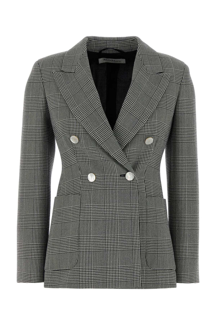 Max Mara Exterior: 100% Virgin wool; Lining: 65% Acetate blazer in navy