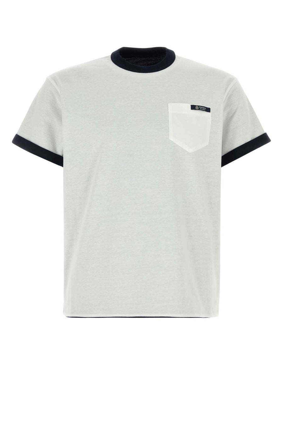 Prada 100% Cotton t-shirt in white