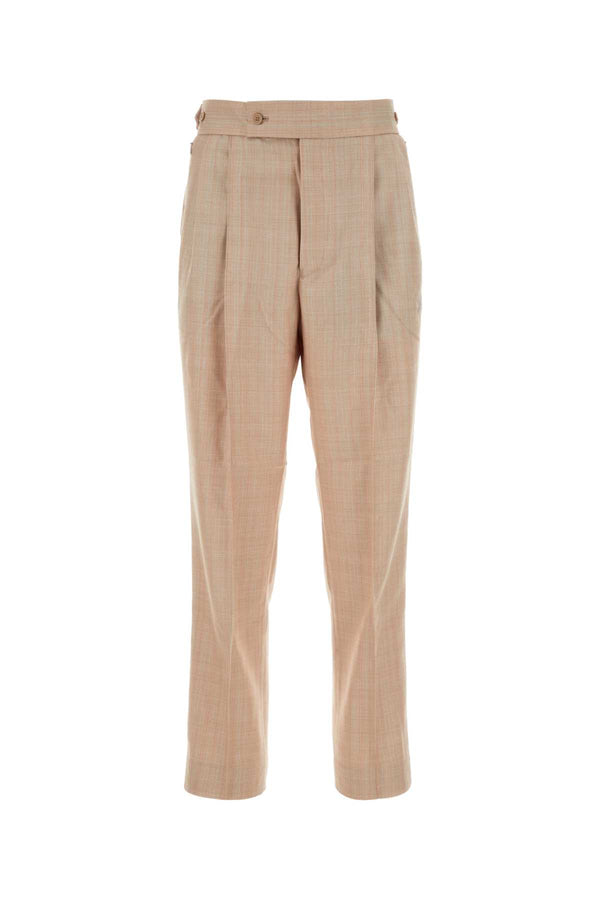 Needles 70% Polyester trousers in beige