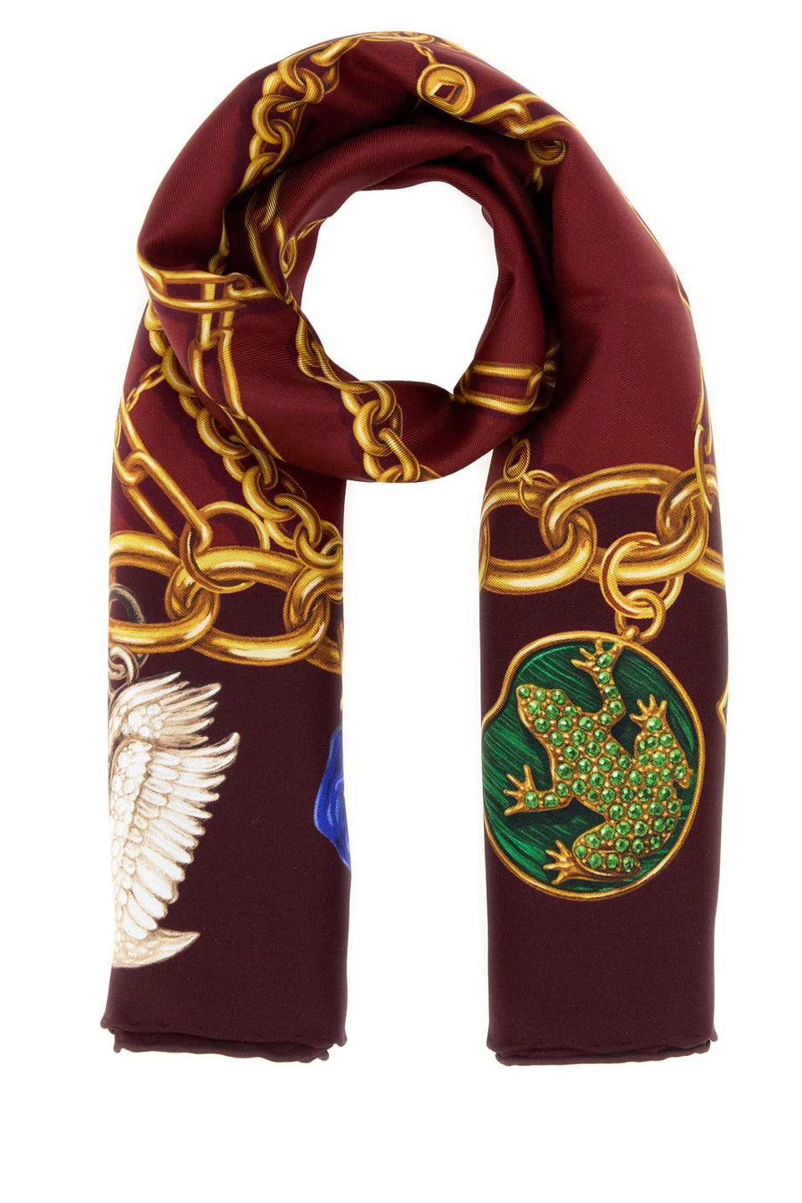Auburnbrown Mulberry Silk Sciarpe E Foulard