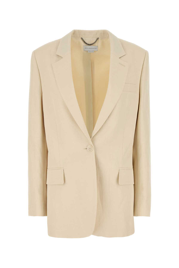 Stella McCartney Jacket Exterior: 72% Viscose blazer in beige