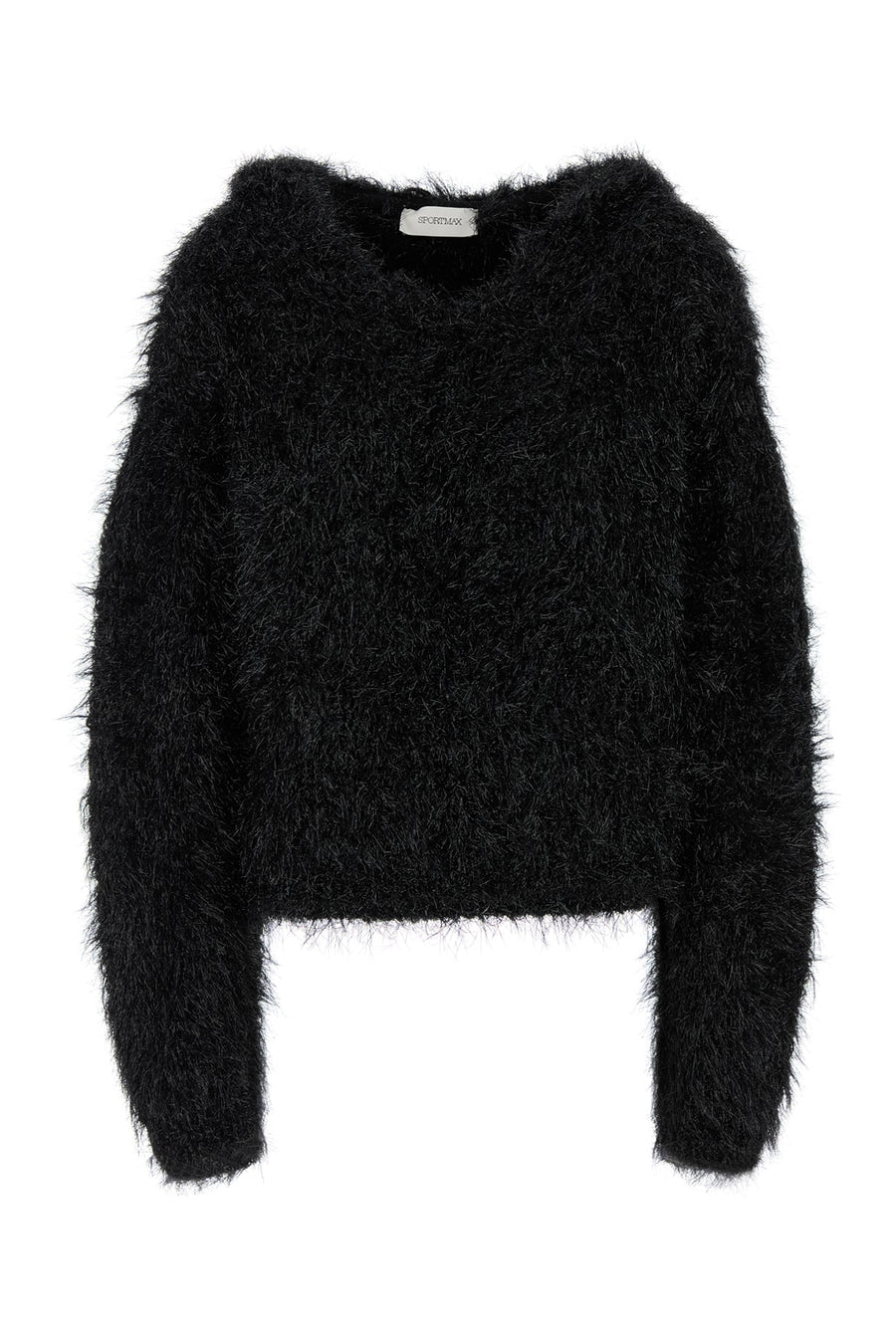 Sportmax 56% Nylon 44% Metallized fiber sweater in black