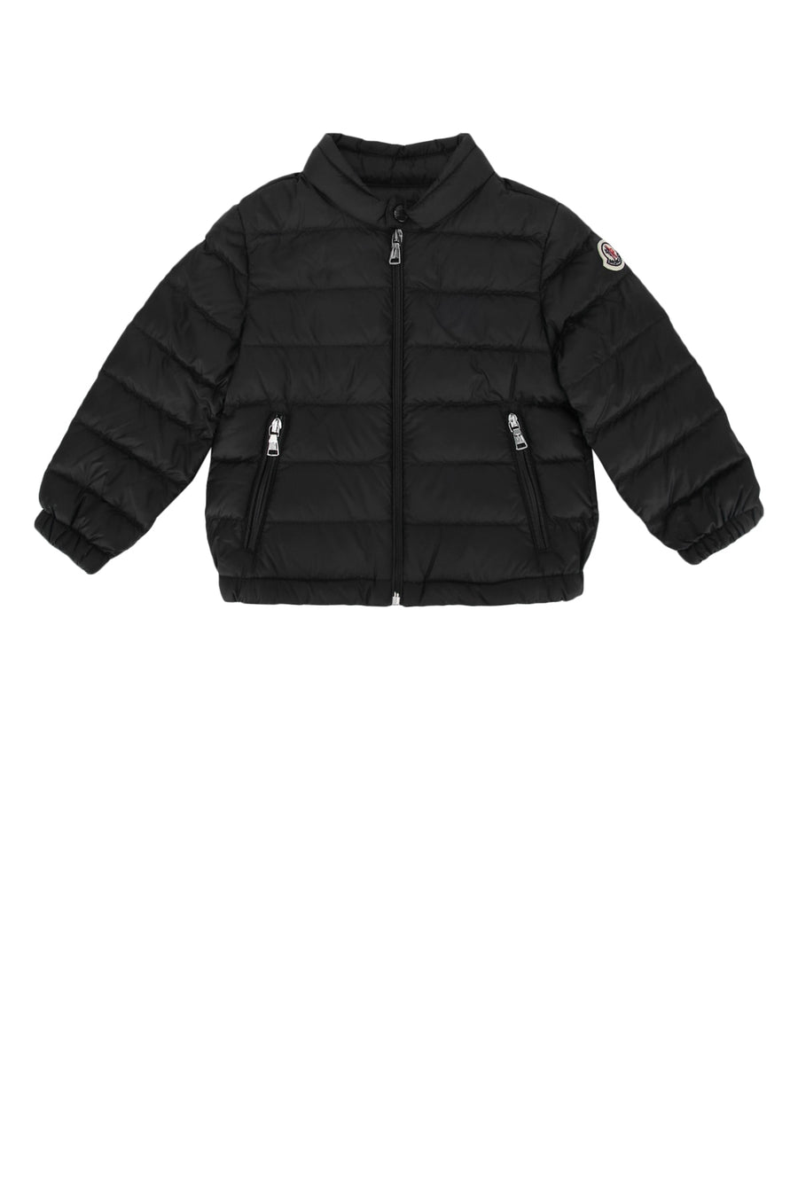 Moncler Jr Jacket Outer: 100% Polyamide/Nylon down jacket in black