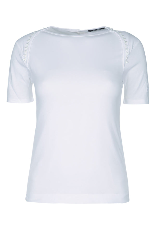 Jacquemus Tshirt 100% Organic Cotton t-shirt in white