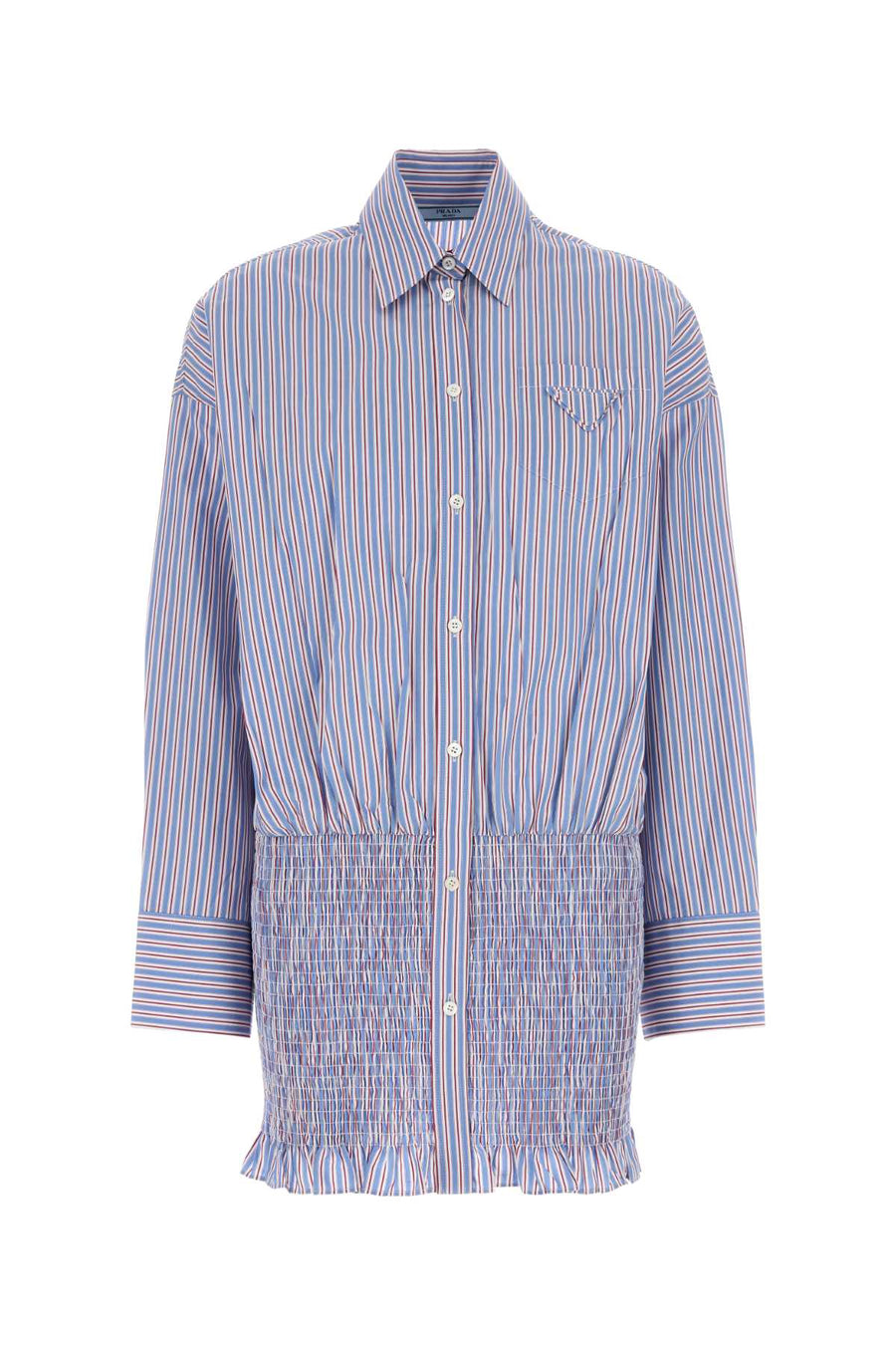 Prada 100% Cotton shirt in blue