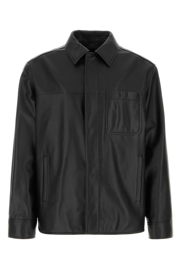 Loewe Exterior: 100% Lamb Lining: 100% Viscose jacket in black