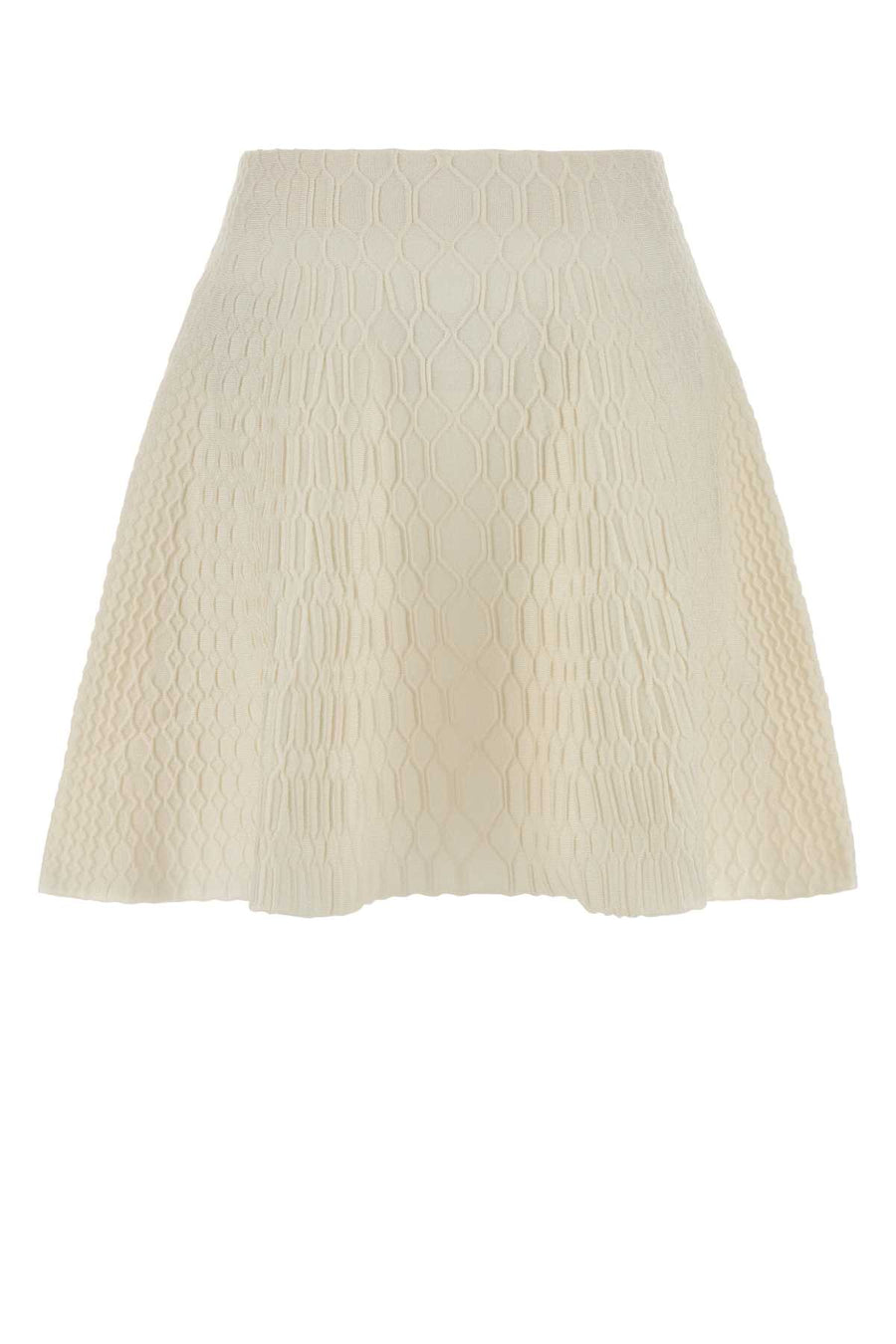 Balmain 85% Viscose skirt in beige