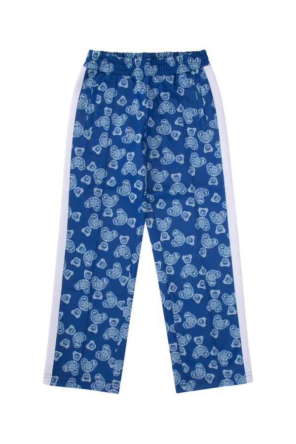 Palm Angels Kids PL 63% CO 37% trousers in blue