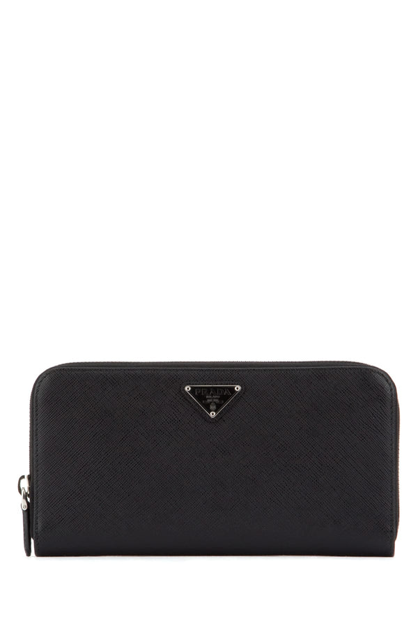 Prada Lampo 100% Vitello wallet in black