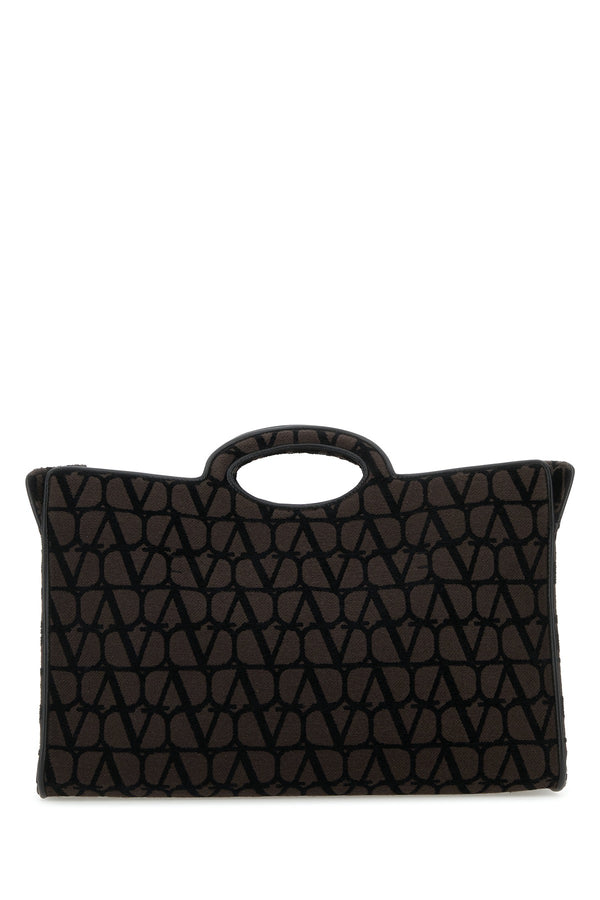 Valentino Garavani 37% Viscose top handle bag in black
