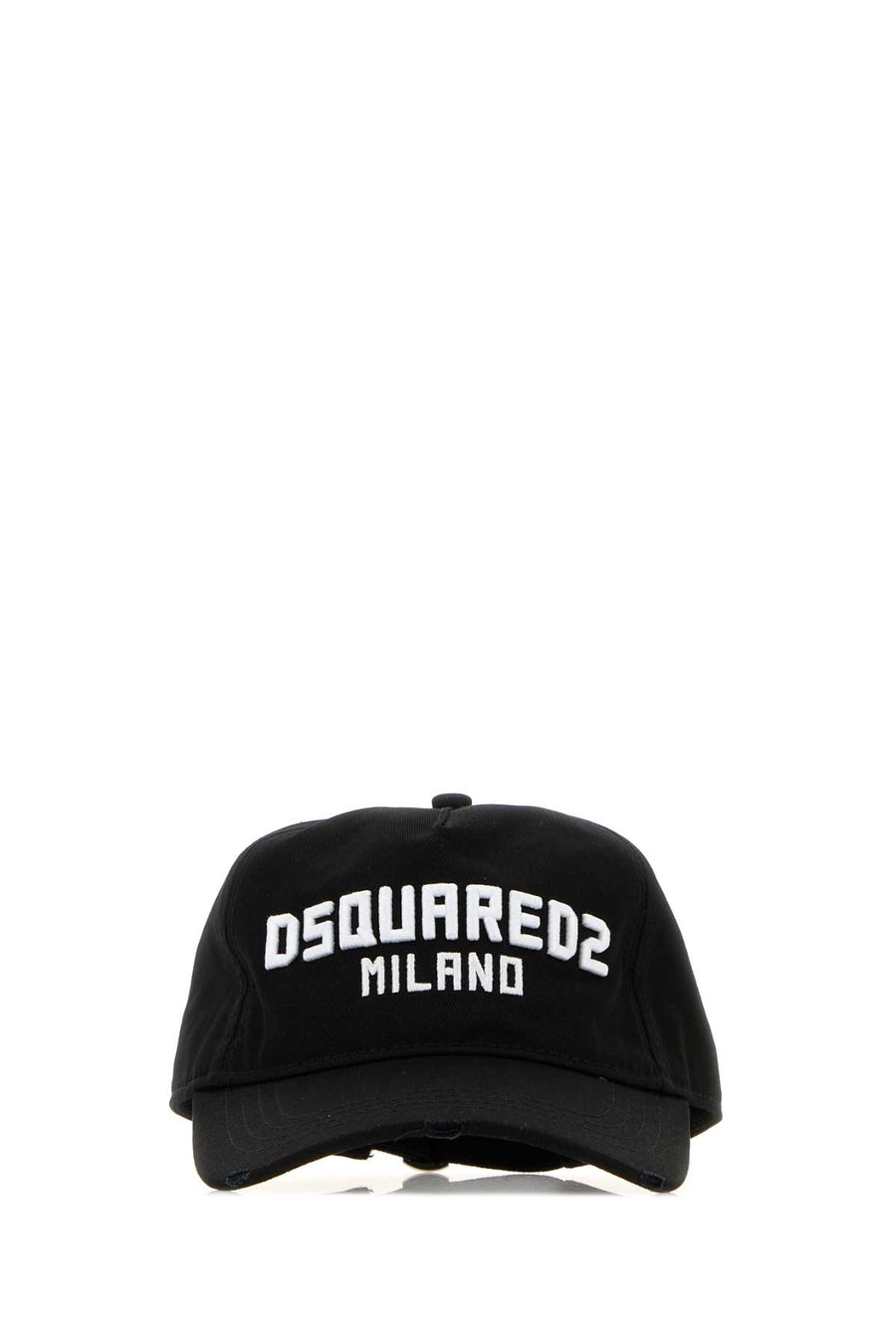 Black Cotton Baseball Cap M063 Exterior: Cappelli